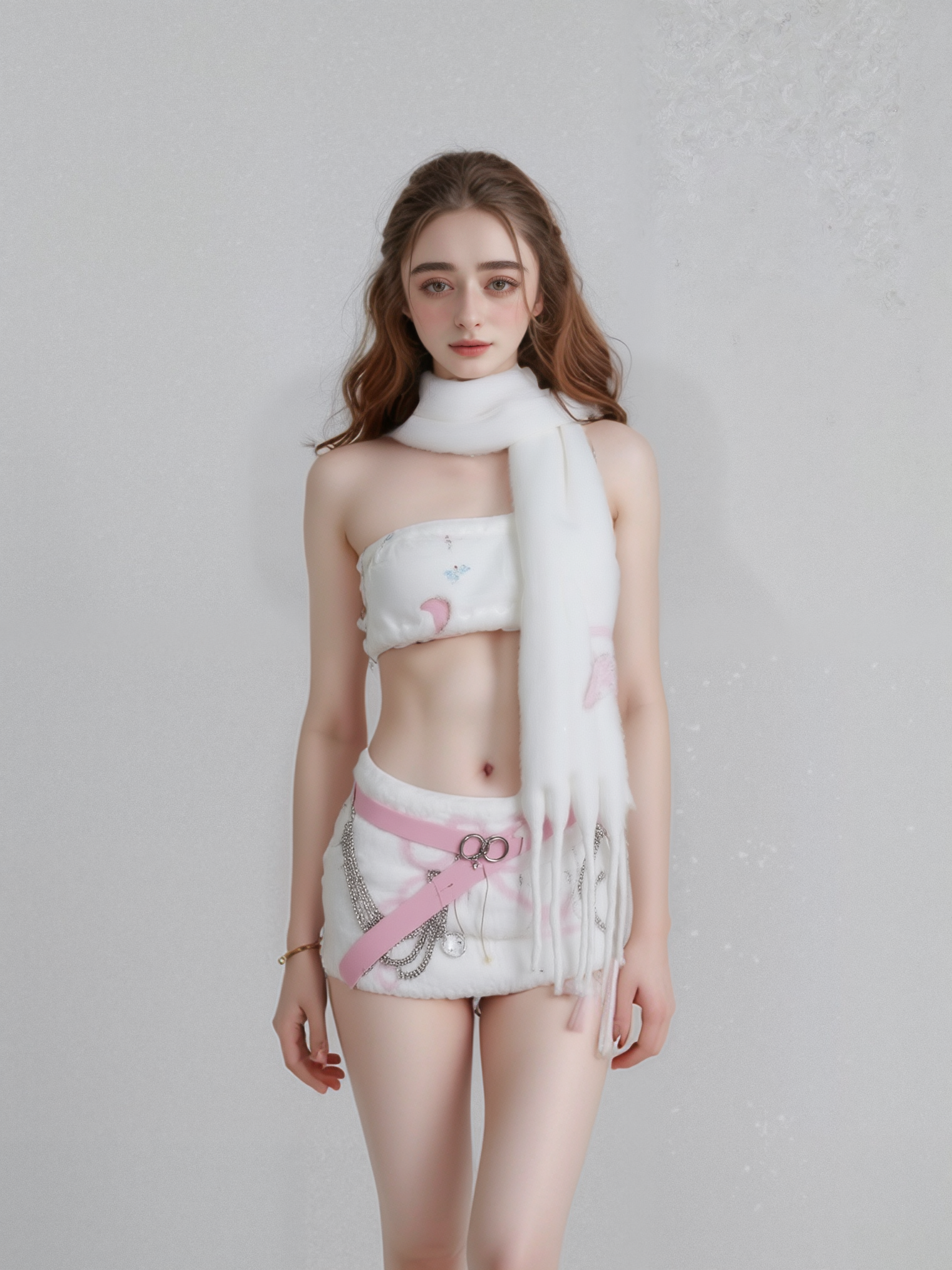 Pixel Party 6-pieces Faux Fur Set (Full Set) - Outdoll