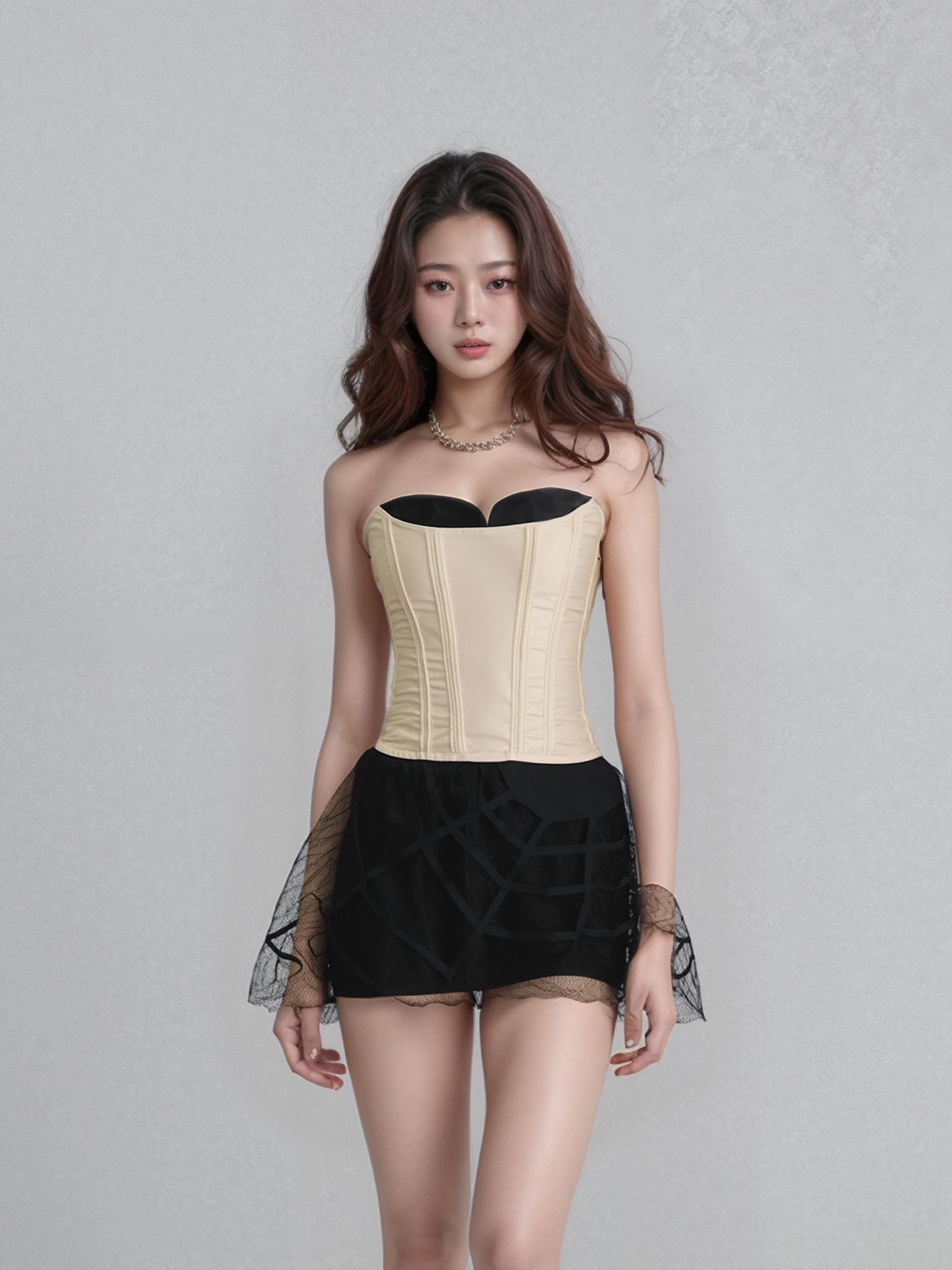 Gloria Two-tone Corset-outdoll