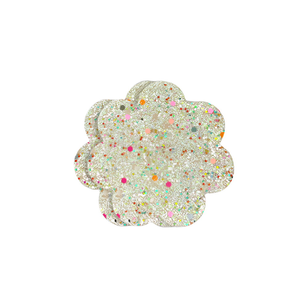 Glitter Blink Flower Nipple Cover Pasties - Outdoll