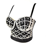 Coherence Pearl Embellished Tank Top - Outdoll