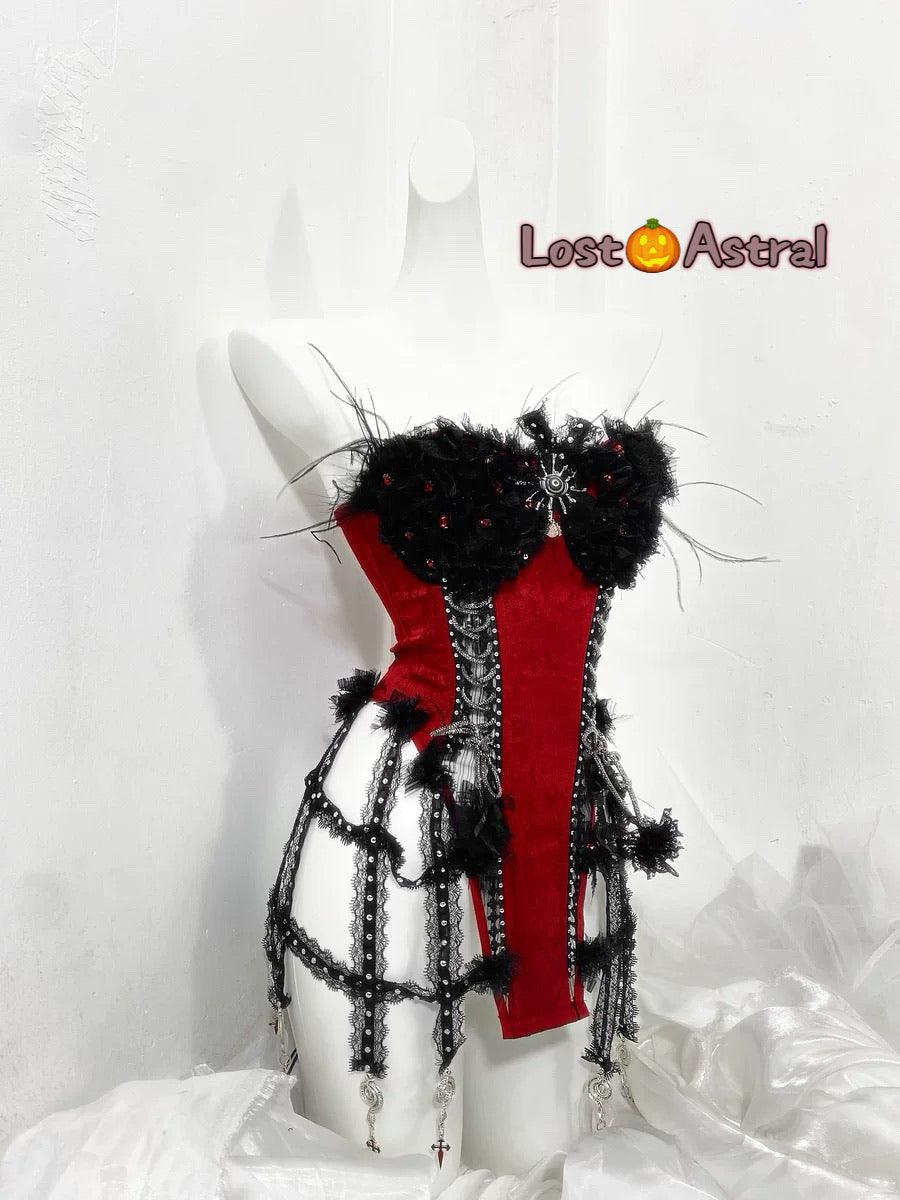 Tiger Eye Lace Up Corset - Outdoll