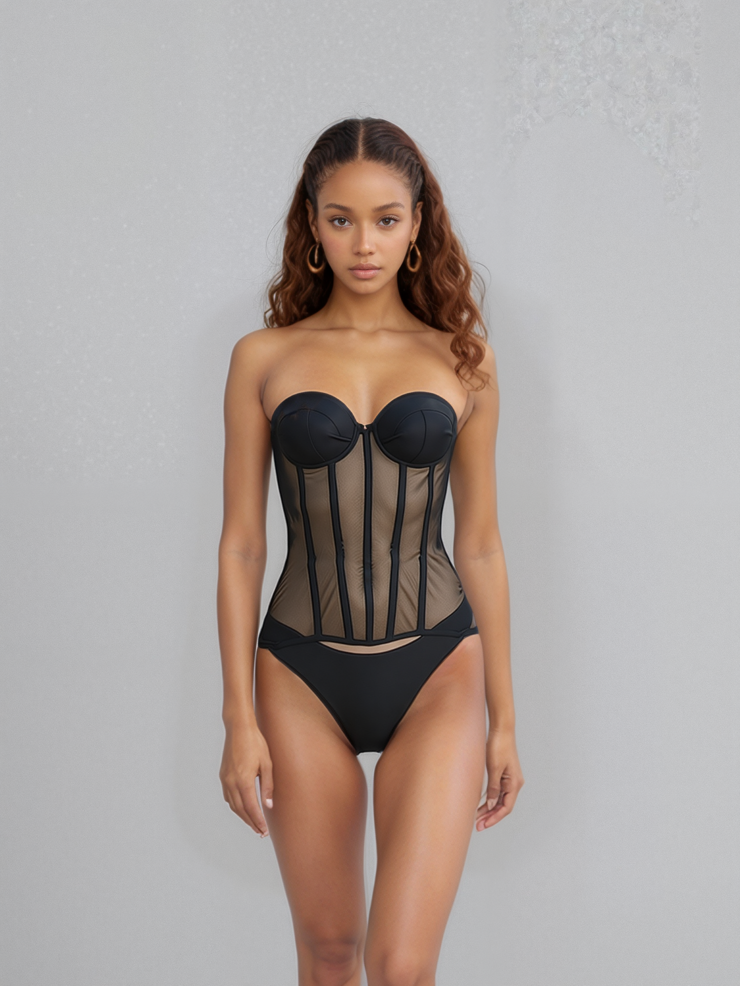 Eclare Mesh Corset-Outdoll