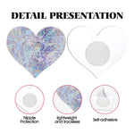 4 Heart Bundle Nipple Cover Pasties – Charming, Self-Adhesive & Festival-Ready - Outdoll