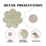 Glitter Blink Flower Nipple Cover Pasties - Outdoll